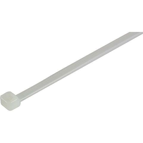 100 Pack Cable Ties, White/Natural, 370Mm X 4.8Mm, Premium Quality Plastic Cable Ties