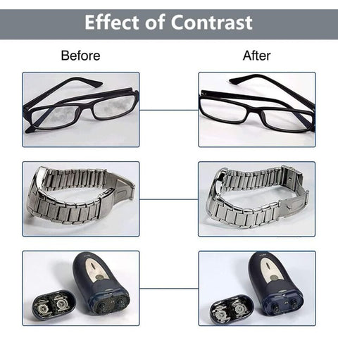 Ultrasonic Cleaner 350Ml Glasses Cleaner Ultrasonic Bath For Glasses Jewelry Watches Rings Necklaces Razors Dentures
