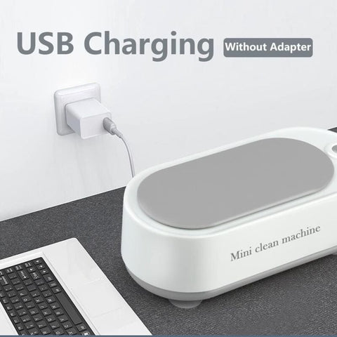 Ultrasonic Cleaner 350Ml Glasses Cleaner Ultrasonic Bath For Glasses Jewelry Watches Rings Necklaces Razors Dentures