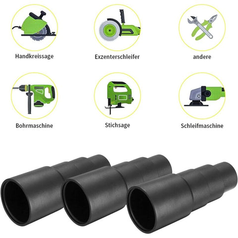 6 pcs Vacuum Hose Adapters, Vacuum Hose End Connector Adapters For Universal Shop Vacuums