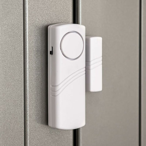 Door And Window Alarm - Pack Of 4 Wireless Intruder Alarms - Home Security Against Burglary - Magnetic Operation - 90 Db