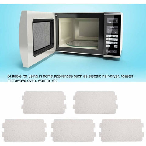 5 pcs Microwave Plate Sheet Replacement Microwave Oven Mica Plate Sheet Microwave Waveguide Cover Repair Accessory