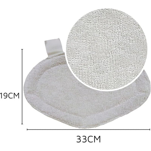 Reusable Microfiber Replacement Pads Compatible With Polti Vaporetto Washable Steam Cleaner Refill Pads (6 Pack)