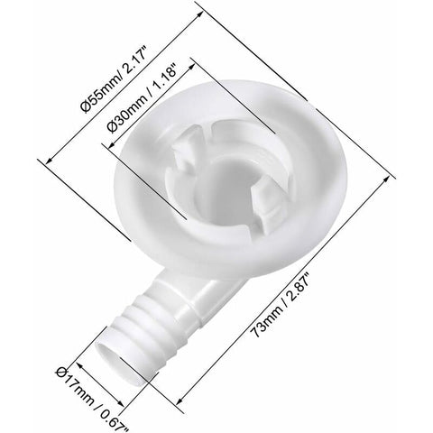 Air Conditioning Drainage Hose Connector Elbow Fitting For Mini-Split Units And Window Ac Unit Parts 30Mm 1 pcs