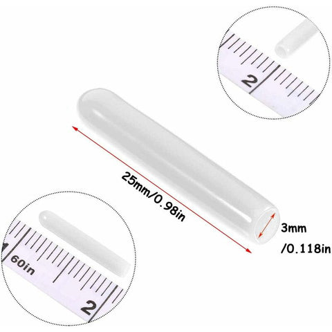 120 Pieces Dishwasher Caps, Inner Diameter 3Mm Pvc Protective Cover, Dish Basket, 325Mm (White)