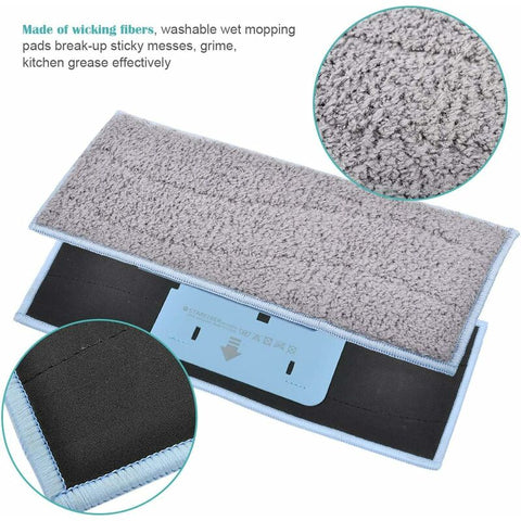 4 Pack Reusable Washable Mop Pads For Braava Jet M6134