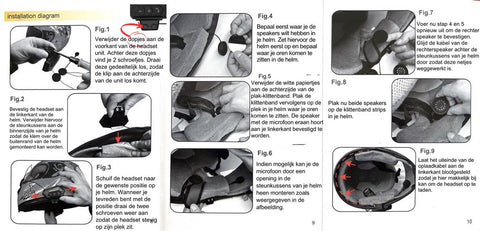 Bluetooth Headset Communication | Motorcycle Helmet | IP67 Waterproof | Motorcycle Accessory | Bluetooth 4.2