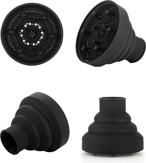 Universal Hair Dryer Diffuser Nozzle - Universal Silicone for Curls, Universal for Brushes