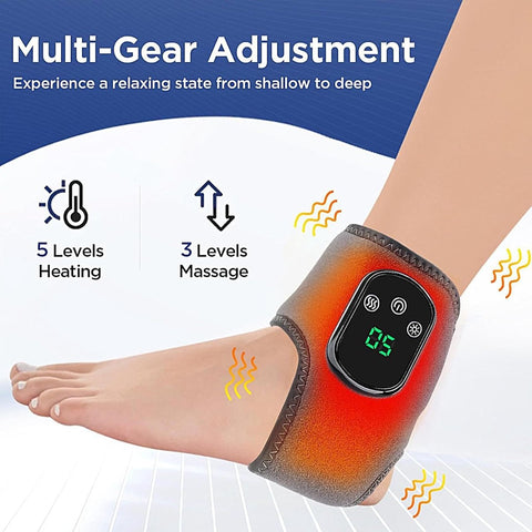 Foot massager - Blood circulation - Neuropathy - EMS electric foot massager - Ideal for recovery - Sports and everyday well-being - Perfect for runners - Fitness enthusiasts - Use after exercise