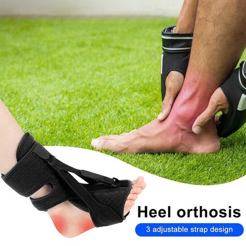 Night splint - Heel spur - Heel spur orthosis - Achilles tendon orthosis - Splint - Strasbourg sock - Achilles tendon - Extra support - Violet