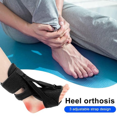 Night splint - Heel spur - Heel spur orthosis - Achilles tendon orthosis - Splint - Strasbourg sock - Achilles tendon - Extra support - Violet