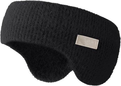 5-Piece Noise Cancelling Earmuffs - Noise Cancelling Earmuffs - Sleep Mask - Noise Cancelling Headband - Warm Earmuffs for Winter - Thick Knitted Earmuffs - Suitable for Cycling and Sleeping