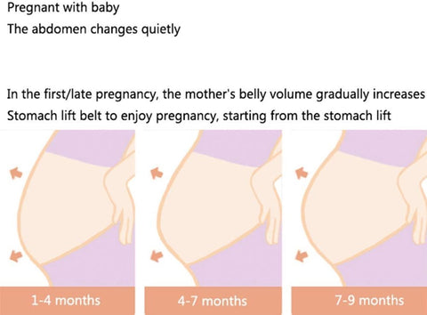 Maternity Belt - Pregnancy Support Belt - Breathable Abdominal Belt - Abdominal Support Belt - 80-110 cm Pregnancy Belt Pelvic Belt Abdominal Belt - Pink