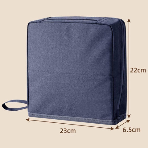 Men's toiletry bag - Women's toiletry bag - Portable toiletry bag with stand - Large fabric toiletry bag with stand - Cosmetic storage bag - Toiletry bag with waterproof handle - Blauw