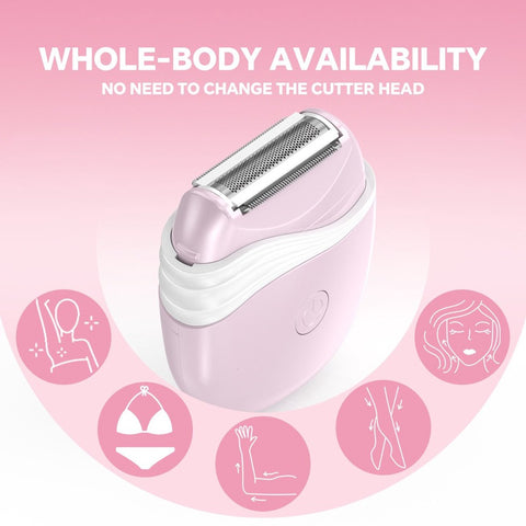 Electric shavers for women - Electric shaver - Trimmer - Epilator - Hair removal devices - Facial hair removal - Bikini trimmer - for body, underarms, legs and bikini line - compact