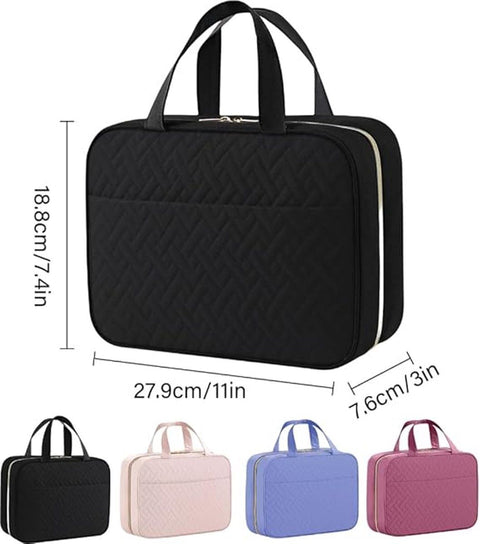 Men's Toiletry Bag - Women's Toiletry Bag - Hanging Toiletry Bag - Practical Travel Toiletry Bag - For Storing Essential Toiletries - Pink