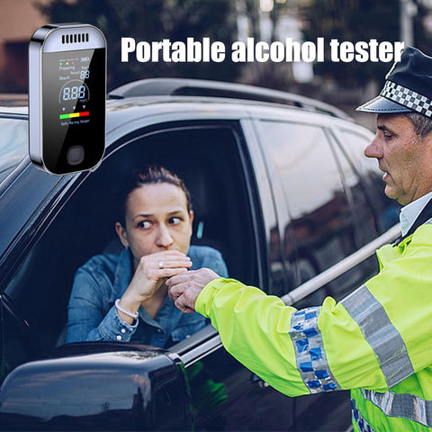 Breathalyzer with screen, portable, contactless, high accuracy, Perfect for safety checks in case of driving under the influence (DUI) and apartment parties.