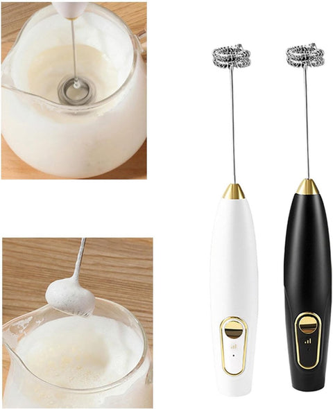 Milk Frother - Practical Kitchen Appliance - Milk Frother - Multifunctional Tool - Multifunctional Electric Mixer - Suitable for Outdoor and Indoor Use