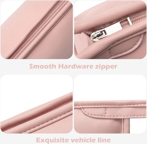 Travel Kit - Hair Dryer Toiletry Bag - Women's Toiletry Bag - Travel Kit - Baby Clothes Accessories for Hair Curlers - Pink - 35 x 13 x 14.5 cm - PU