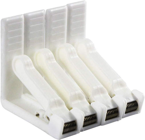 Tablecloth clips - For outdoor use, garden, picnics, weddings, parties, buffets and restaurants - Wit.