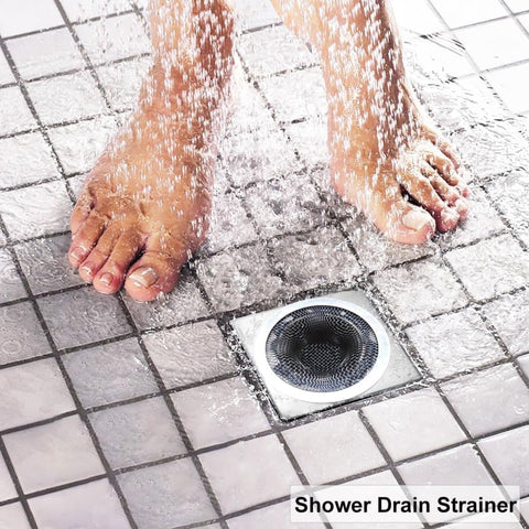 4-Pack Stainless Steel Sink Strainers, Compatible with Most Bathtubs and Showers, 3.5 inches