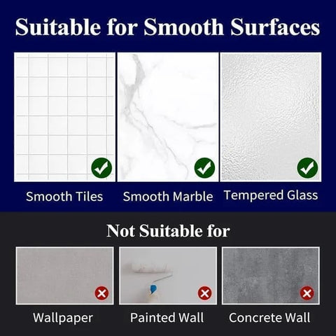 2-Pack Stainless Steel Shower Shelf, Drill-Free Bathroom Storage for Shampoo, 12x4x6 Inches