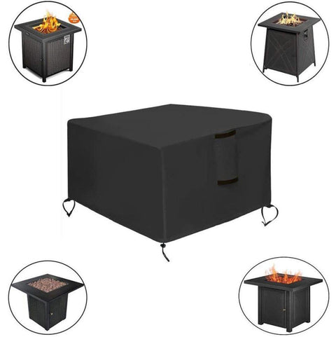 Waterproof 420D Oxford Furniture Cover for Outdoor Tables Chairs and Grill, UV and Dust Protection, 82 cm x 82 cm x 61 cm