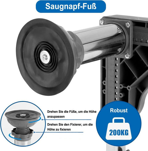 Non-slip washing machine base with vibration-damping legs, strong load-bearing capacity, 31-34cm