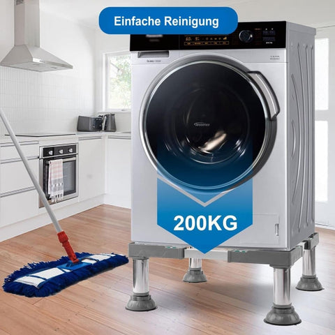 Washing machine base with vibration-damping legs, strong load-bearing capacity, non-slip and practical, 16-19cm