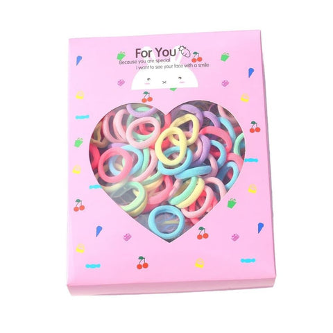 844-Piece Hair Accessories Set with Colorful Clips and Scrunchies for Girls, Perfect for All Occasions