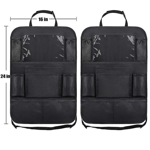2-Pack Universal Car Back Seat Tablet Holder, 41×61cm, Compatible with All Brands