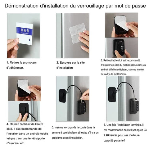 Childproof Safety Lock 2-Pack for Windows, with Code Lock