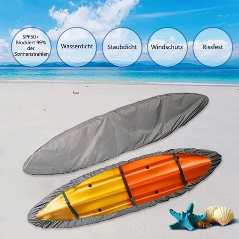 420D Waterproof Kayak Canoe SUP Cover, Universal Outdoor Boat Cover with Dust and UV Protection, 420D(XL)