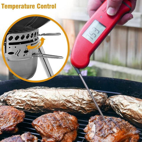 Weber One-Touch Cleaning System Kit, Heat Resistant and Easy to Install, 22-1/2-Inch