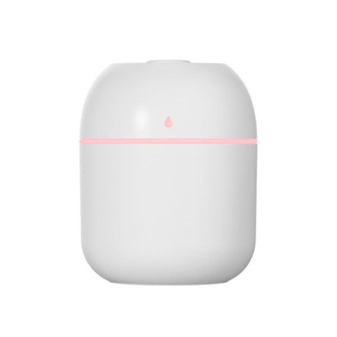 Portable Mini Humidifier 0.22L with USB, Automatic Shutoff, 2 Spray Modes for Bedroom Office and Car, White