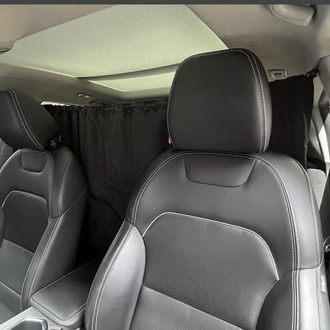 3-pack Car Sunshade Privacy Curtain with Mosquito Net, Fits Over Car Windows and Compartment
