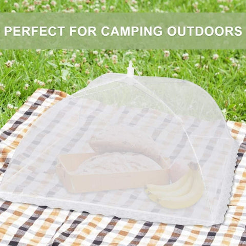 4 Pack Pop-up Food Cover Mesh Insect Net, Foldable for Camping Picnic Grilling, 43cm, Compatible with Oral-B Braun