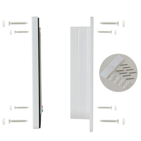 4-Way Locking Cat Flap for Small Dogs and Cats, Easy Installation, Brown, S