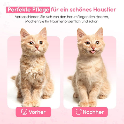 Dog brush and fur brush for dogs and cats, Pink