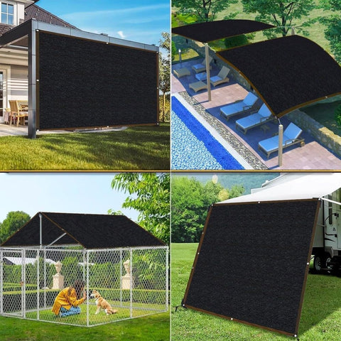 Black Sun Sail HDPE UV Protection 85-90%, 400cm x 400cm
