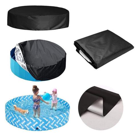 1 Round Pool Cover, 162x30cm, for Children, Sandbox & Toys Protection, Sun Protection, Dog Pool Cover