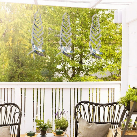 3 pcs Reflective Scarecrow for Garden and Balcony, 45 cm