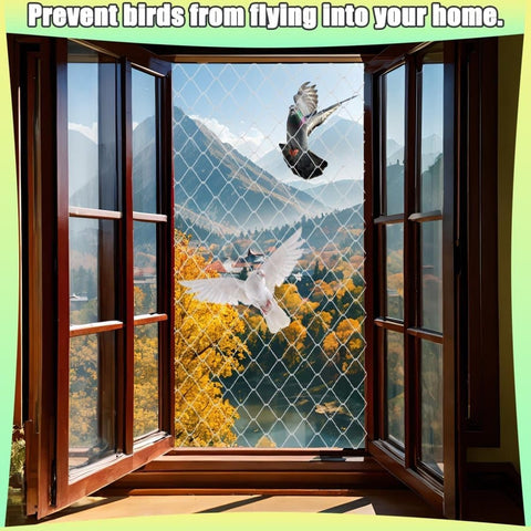 1 Pack Cat Protection Net for Balconies and Windows, Compatible with Cats, 6M x 3M