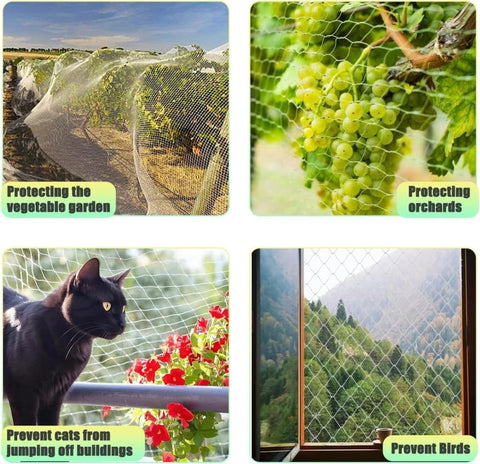Cat protection net 1 pack, balcony and window safety net for cats, with Oral-B compatibility, 10X3M