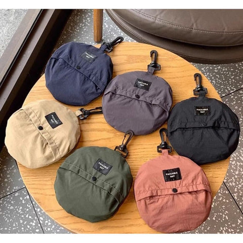 Foldable Waterproof Fisherman Hat Unisex Quick-Drying Sun Protection Summer Outdoor Hat, Dark Gray