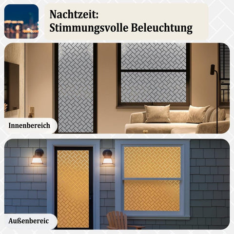 3D Decorative Frosted Glass Window Film Self Adhesive Privacy Protection, 40cmx2m