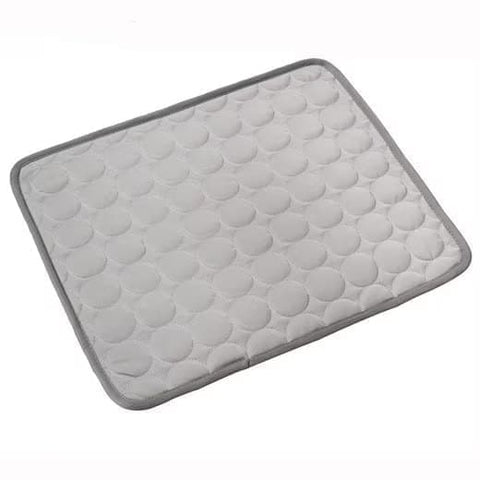 Cooling Mat for Dogs and Cats, 50x40cm, Breathable, Multiple Colors Available, Gray