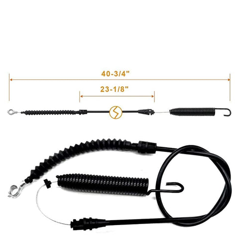 1 Replacement Lawn Mower Blade Cable for MTD Craftsman Yard-Man Troy-Bilt Murray, OEM 946-05124A 946-05124