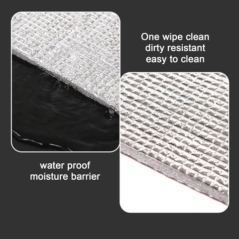 Self-adhesive sun protection film for thermal insulation UV and privacy protection, compatible with balcony windows and conservatories, 60x100cm, Black