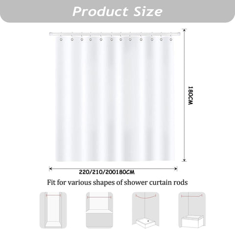 3D Fruit Shower Curtain Waterproof Mold Resistant with 12 Hooks, Yellow, 70x72 inches